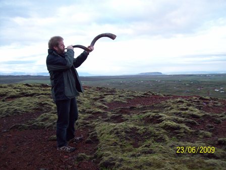 Blásið frá Seyðishólum í Grímsnesi